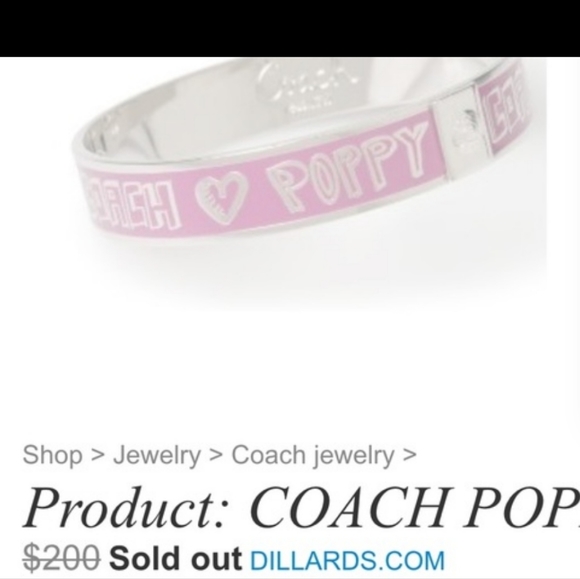 NWOT Coach Pink Poppy Bracelet! - Picture 4 of 5